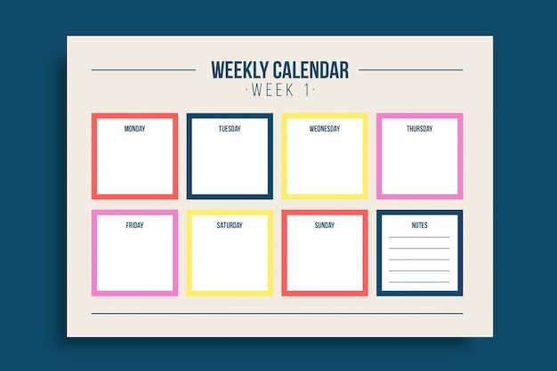 1 day calendar template