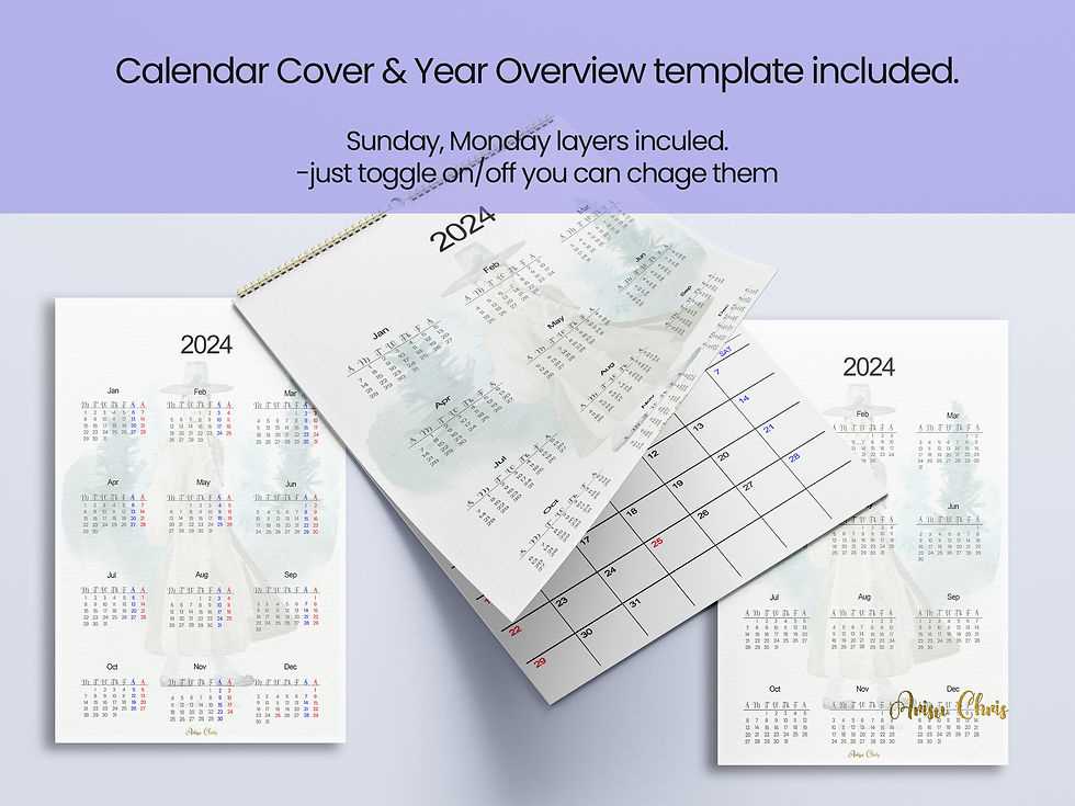11x17 monthly calendar template