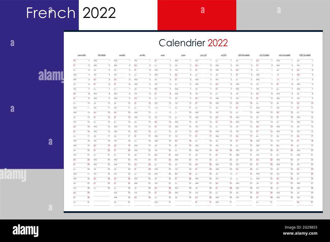 12 month wall calendar template