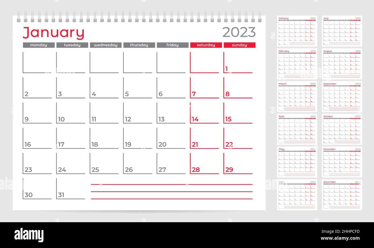 12 week calendar template