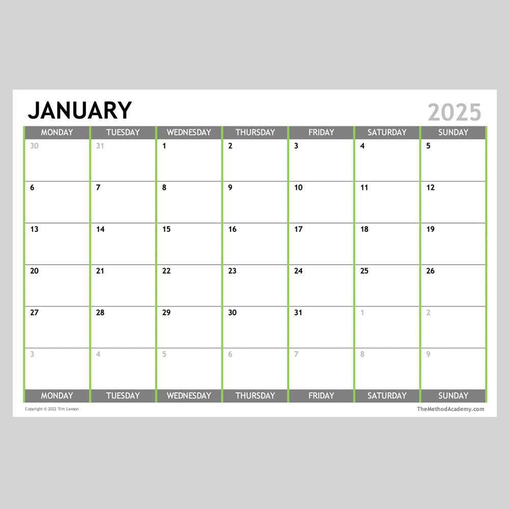 12 month 2026 calendar template