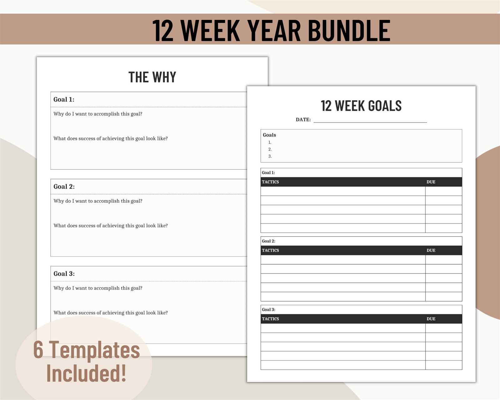 12 week calendar template