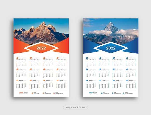 12x18 calendar template