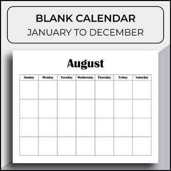 12x18 calendar template