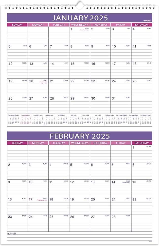 2 month calendar template 2026