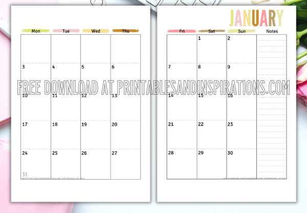 2 month calendar template free