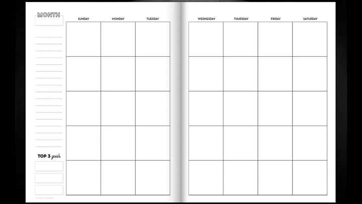 2 month calendar template