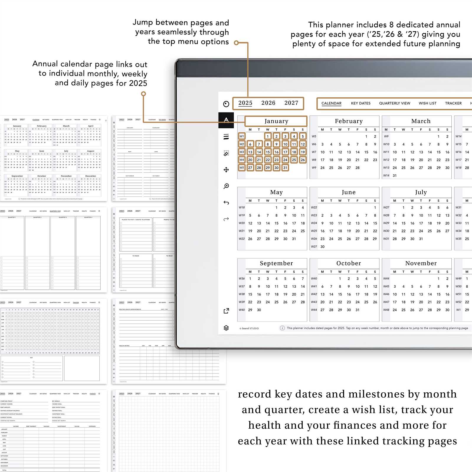 2025 attendance calendar template free