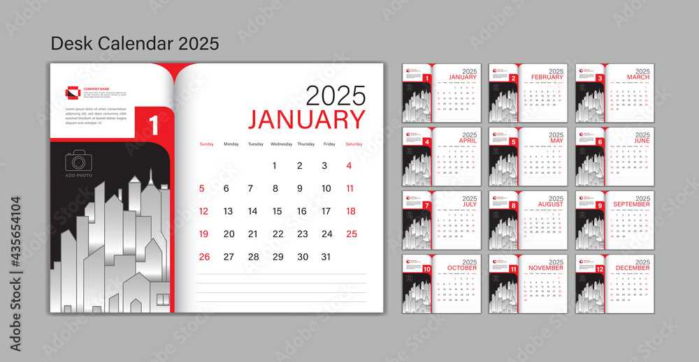 2025 calendar poster template