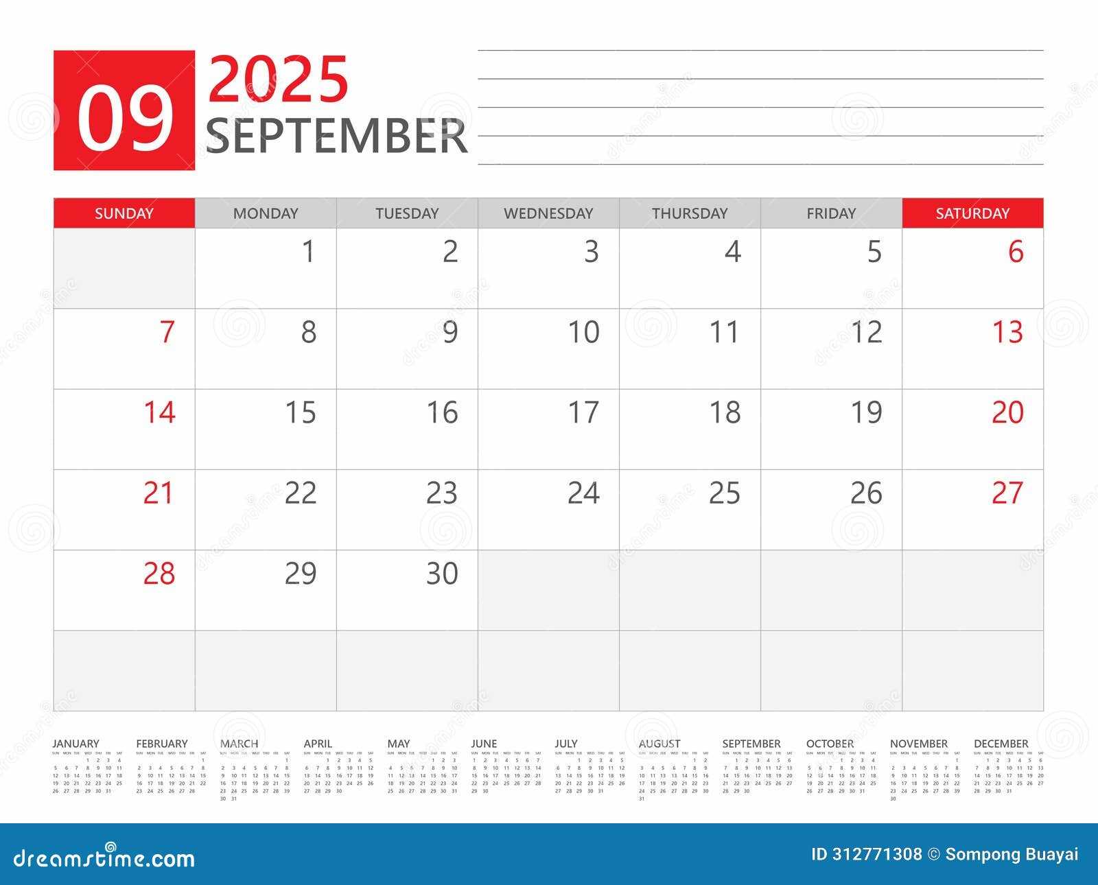 2025 calendar powerpoint template