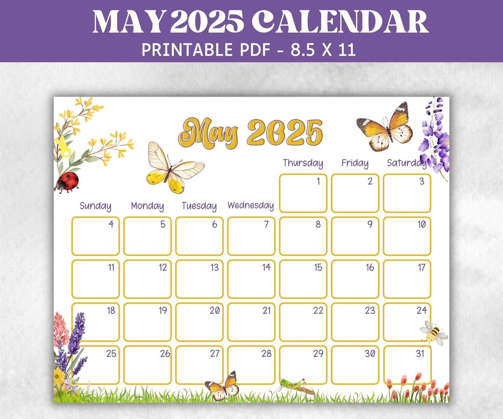 2025 calendar schedule template