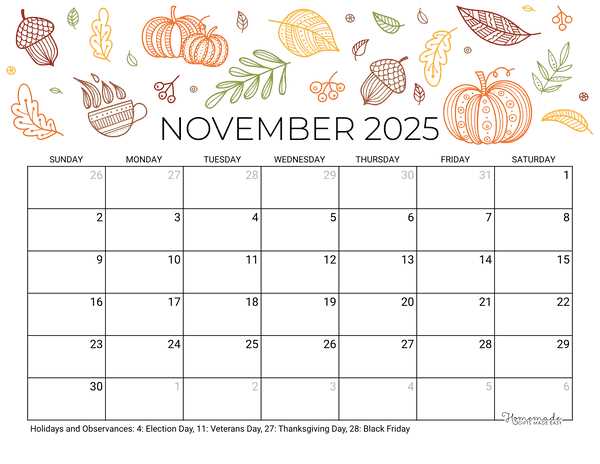 2025 calendar template free printable