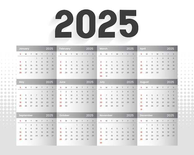 2025 calendar template monthly