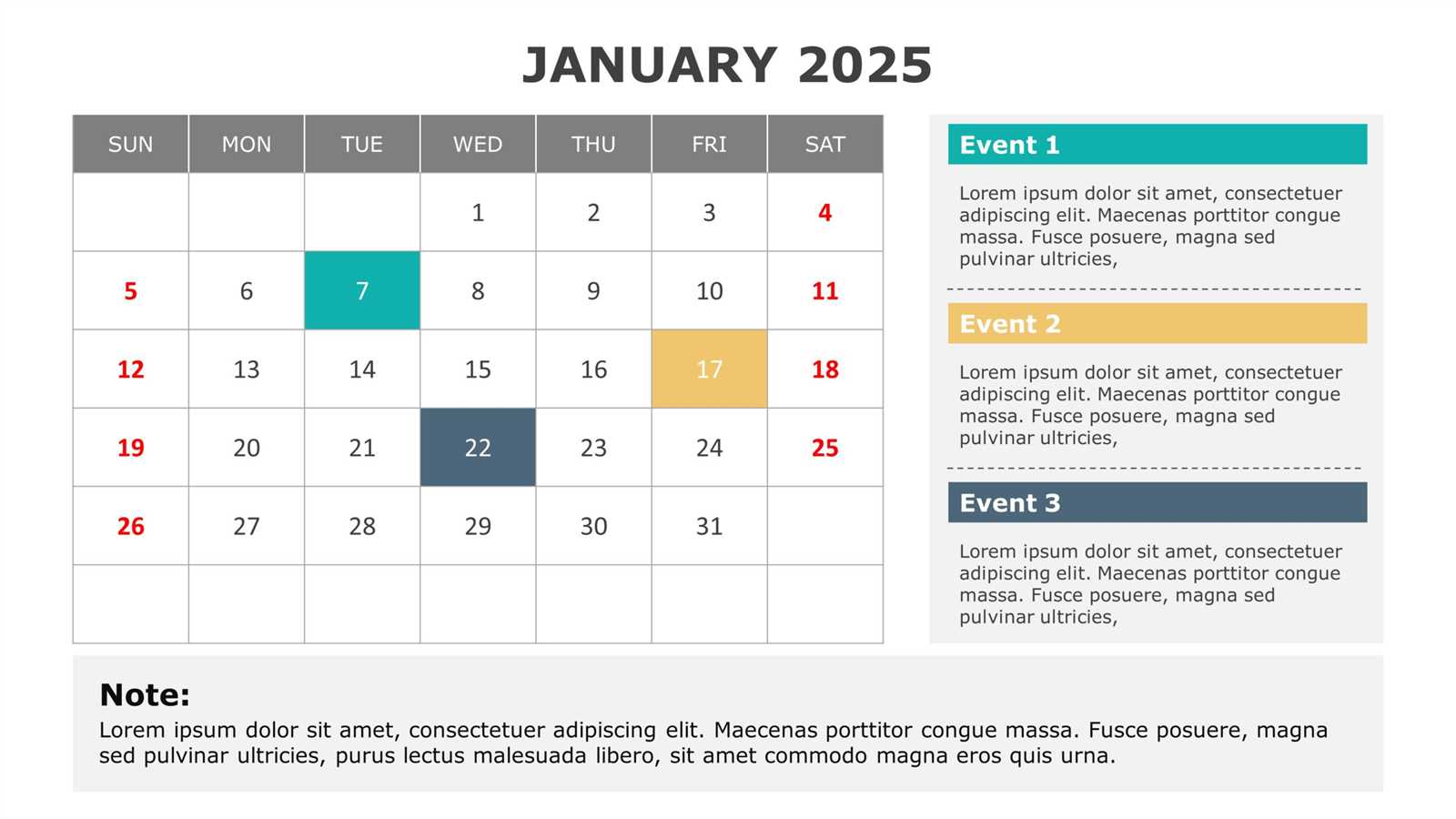 2025 calendar template ppt