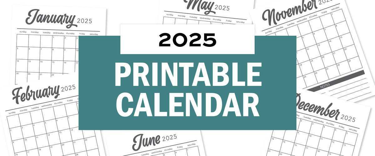 2025 calendar template with lines