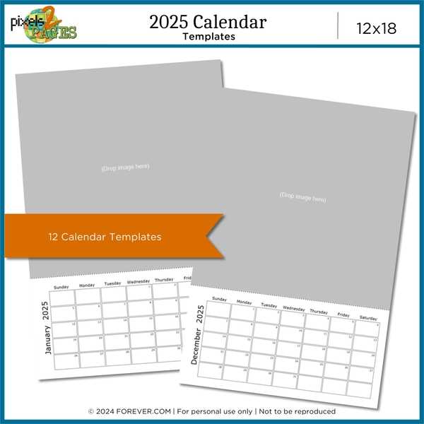 2025 calendar template with lines