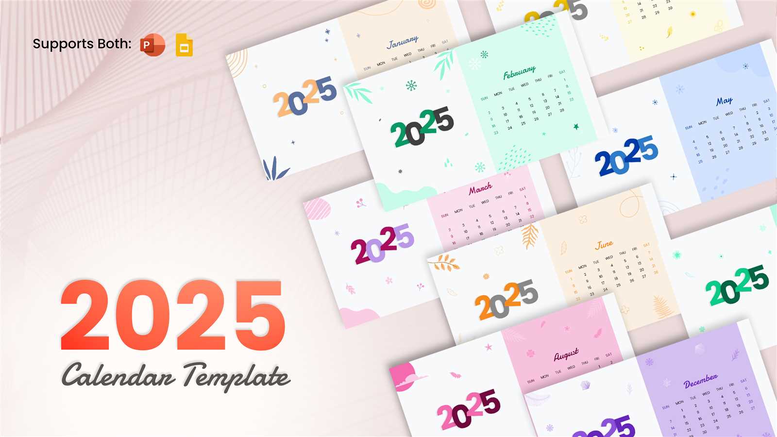 2025 content calendar template