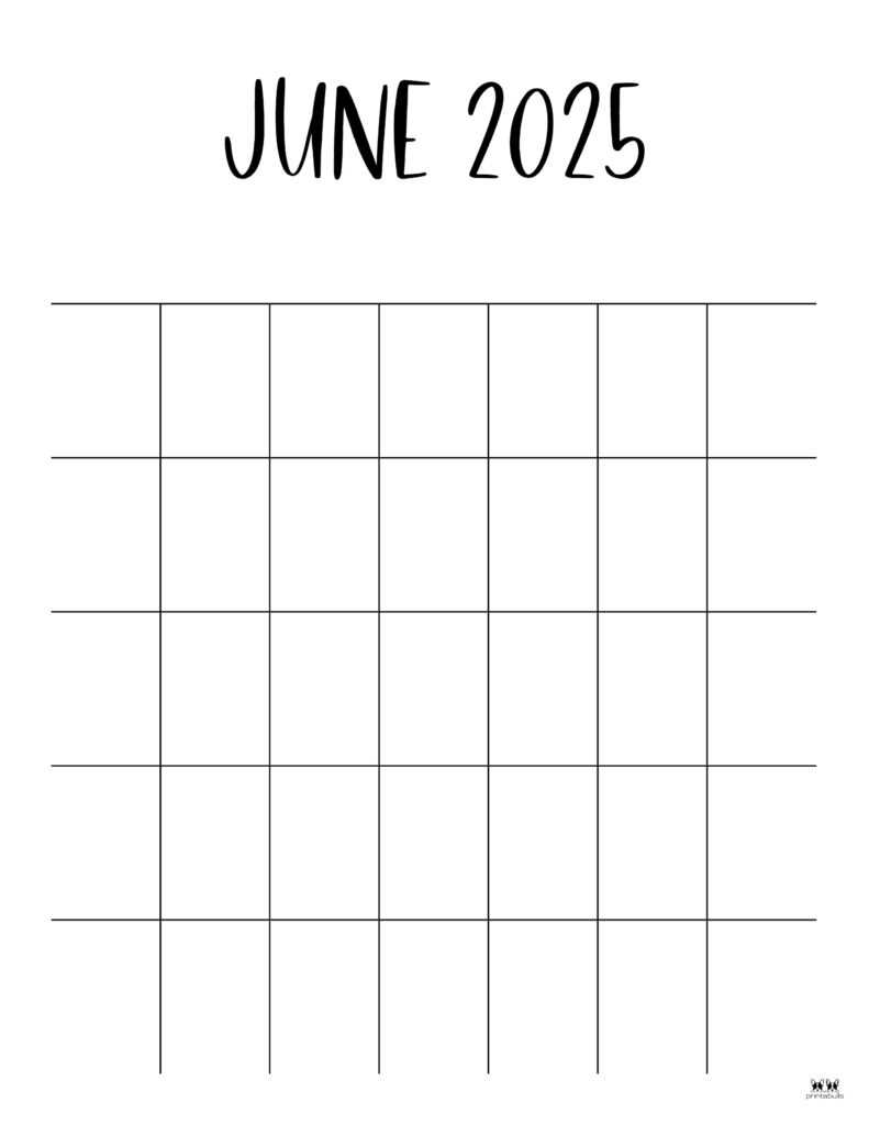 2025 june calendar template