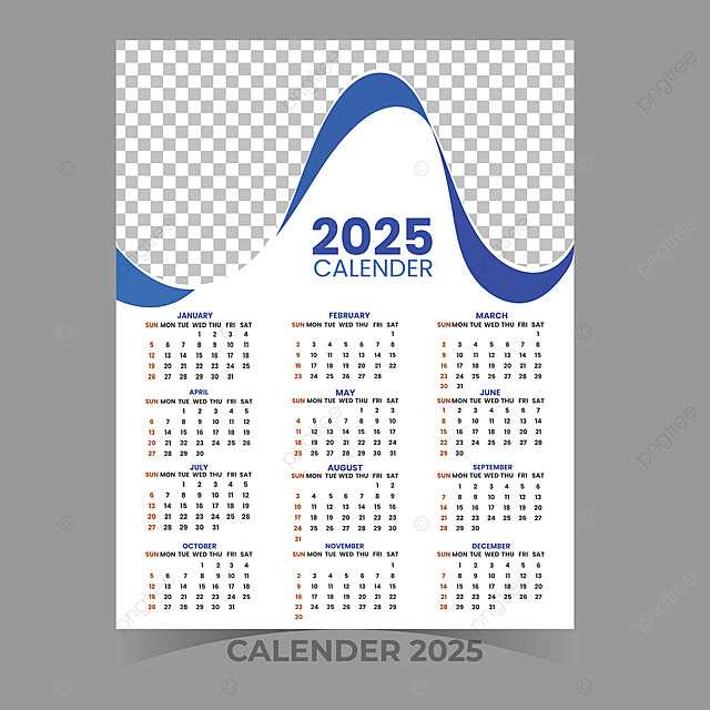 2025 marketing calendar template