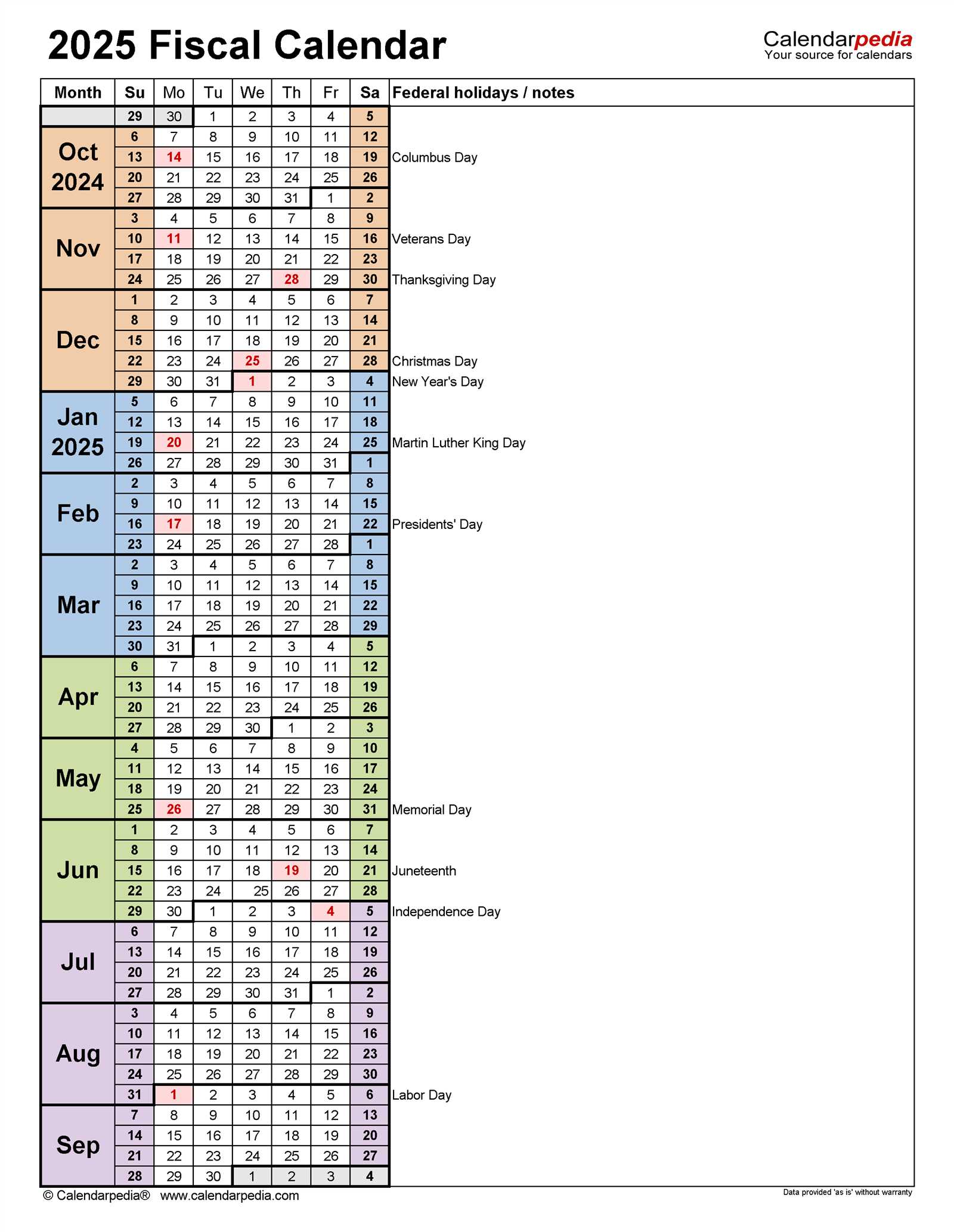 2025 payroll calendar template