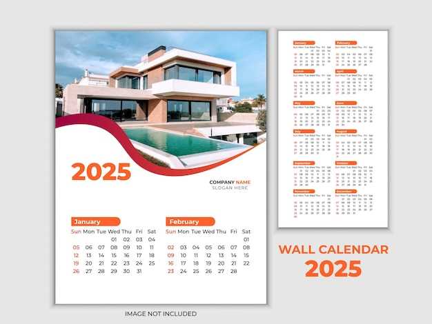 2025 calendar design template