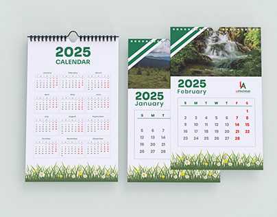 2025 calendar design template