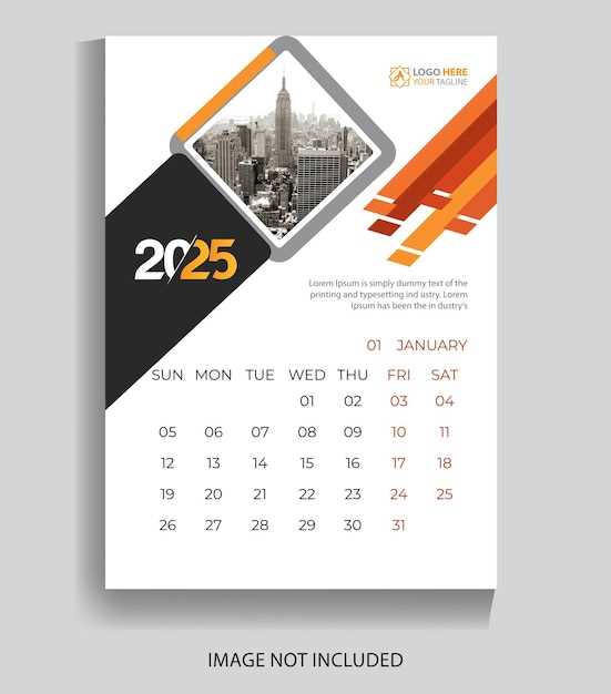 2025 calendar indesign template