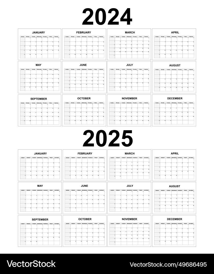 2025 calendar monthly template