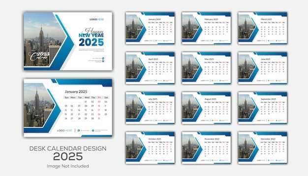 2025 calendar template ppt