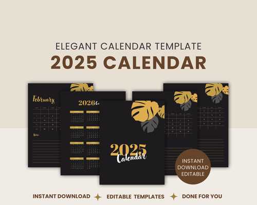 2025 editable calendar template