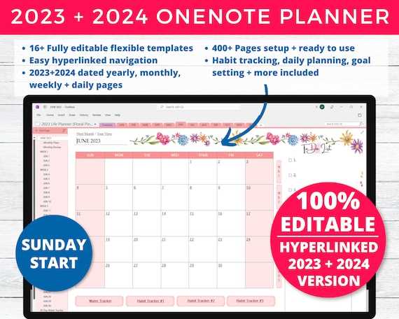 2025 onenote calendar template