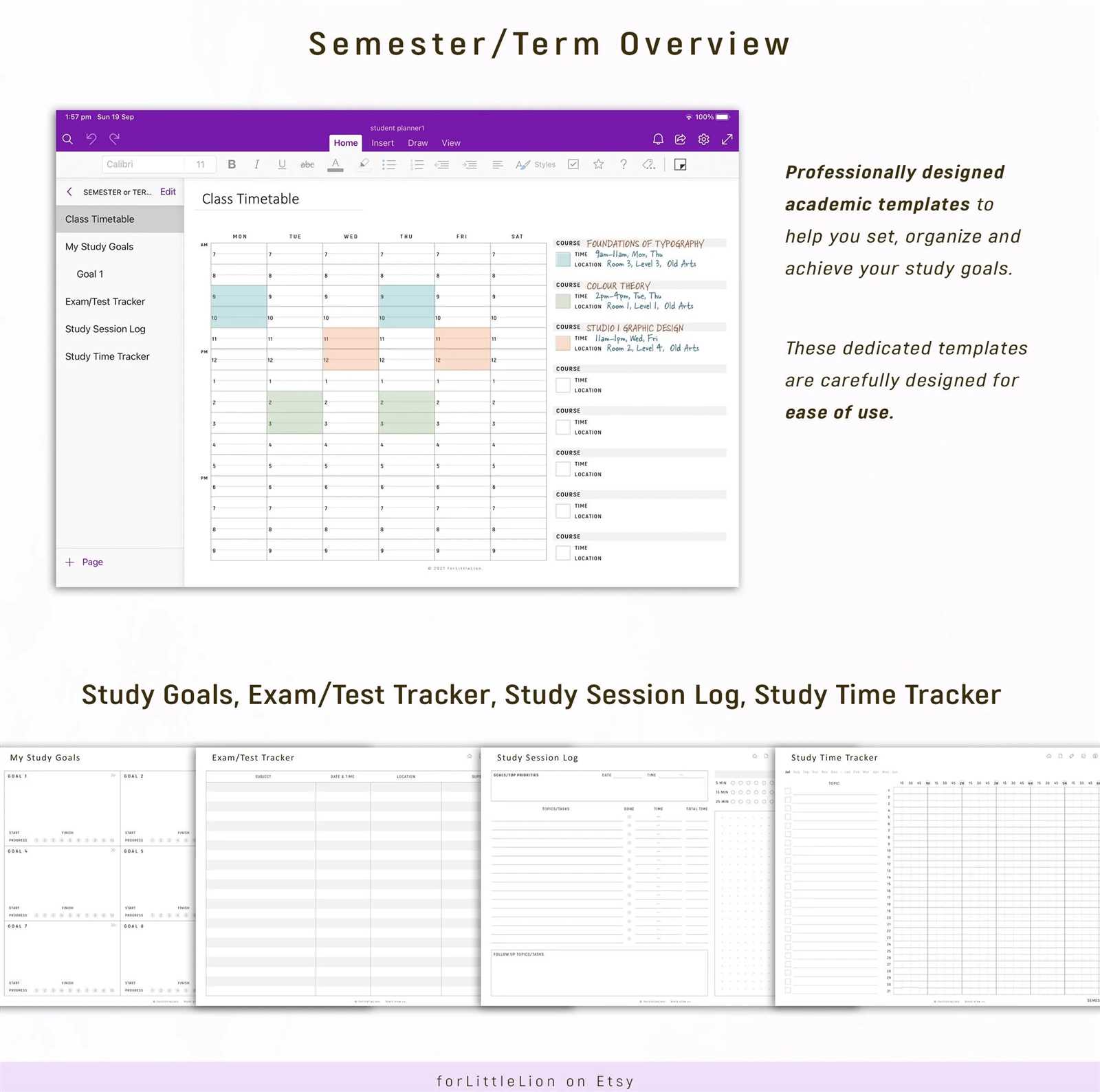 2025 onenote calendar template