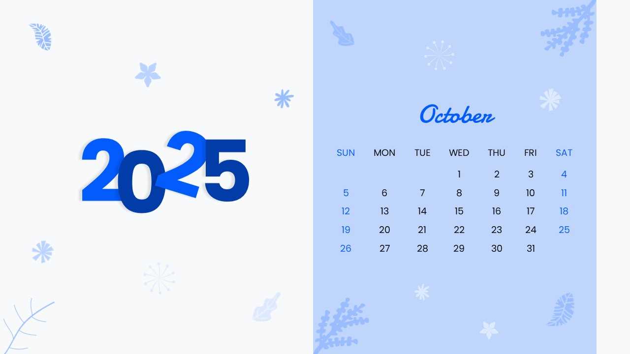 2025 powerpoint calendar template