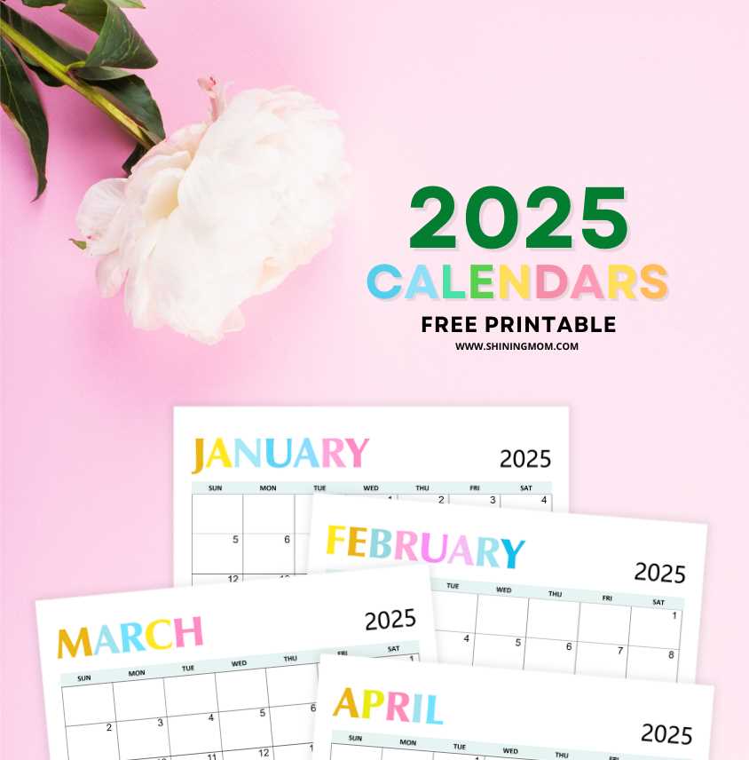 2025 printable calendar template with holidays