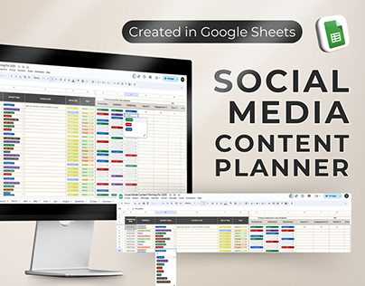 2025 social media content calendar template