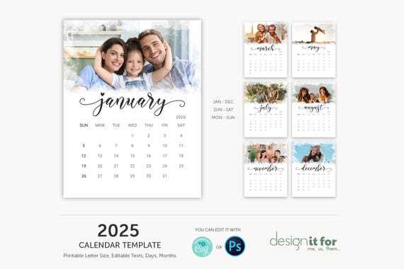 2026 calendar picture template