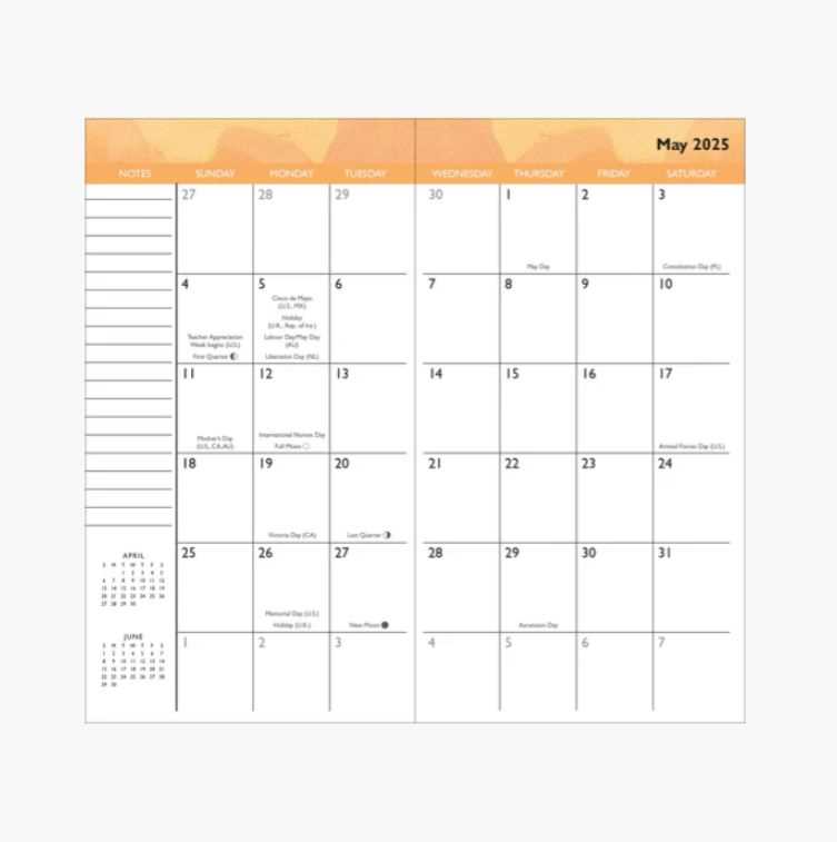 2026 pocket calendar template