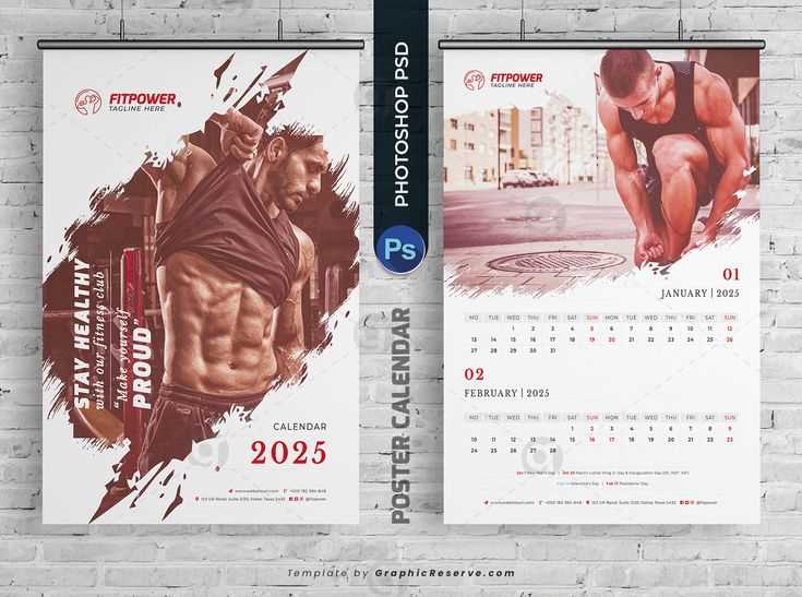 2026 calendar poster template