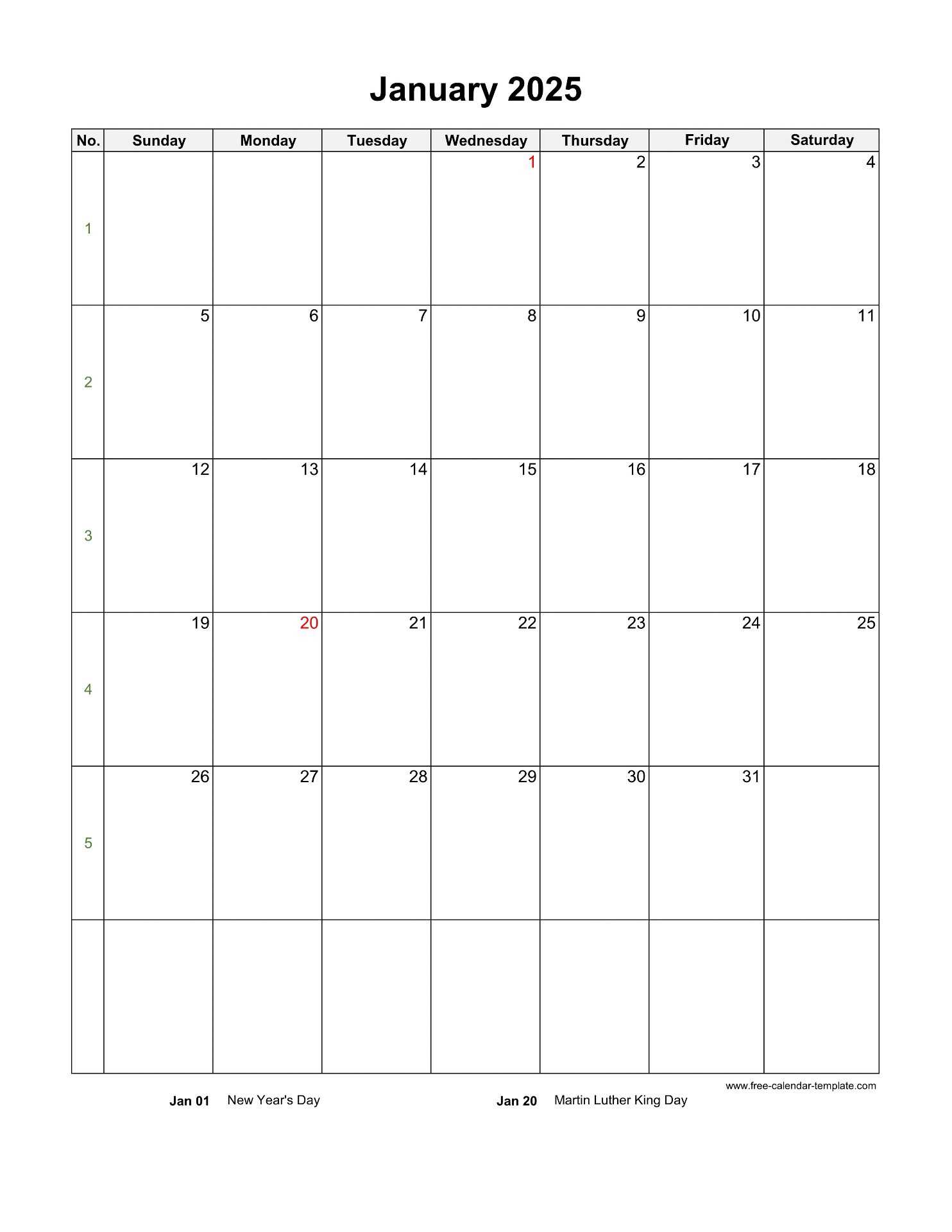 2026 calendar template with lines