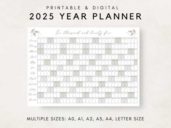 2026 planning calendar template