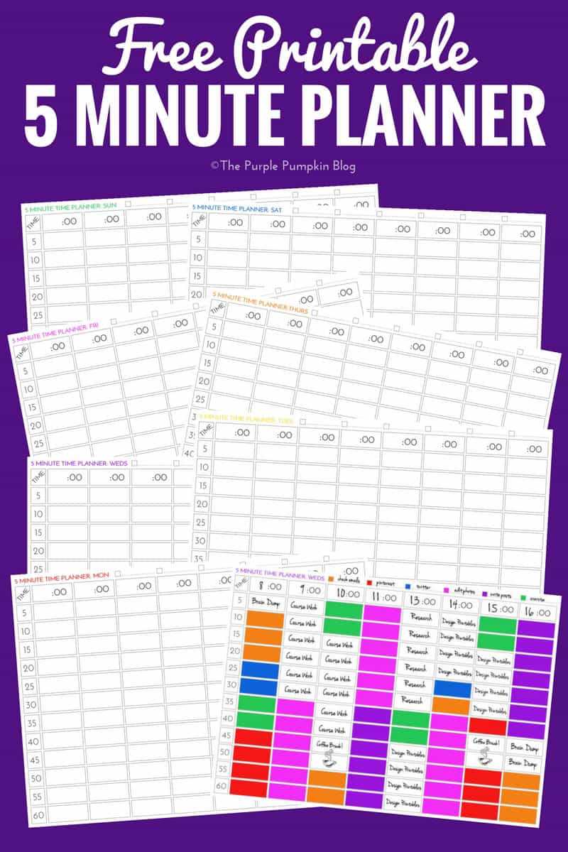 5 year planning calendar template