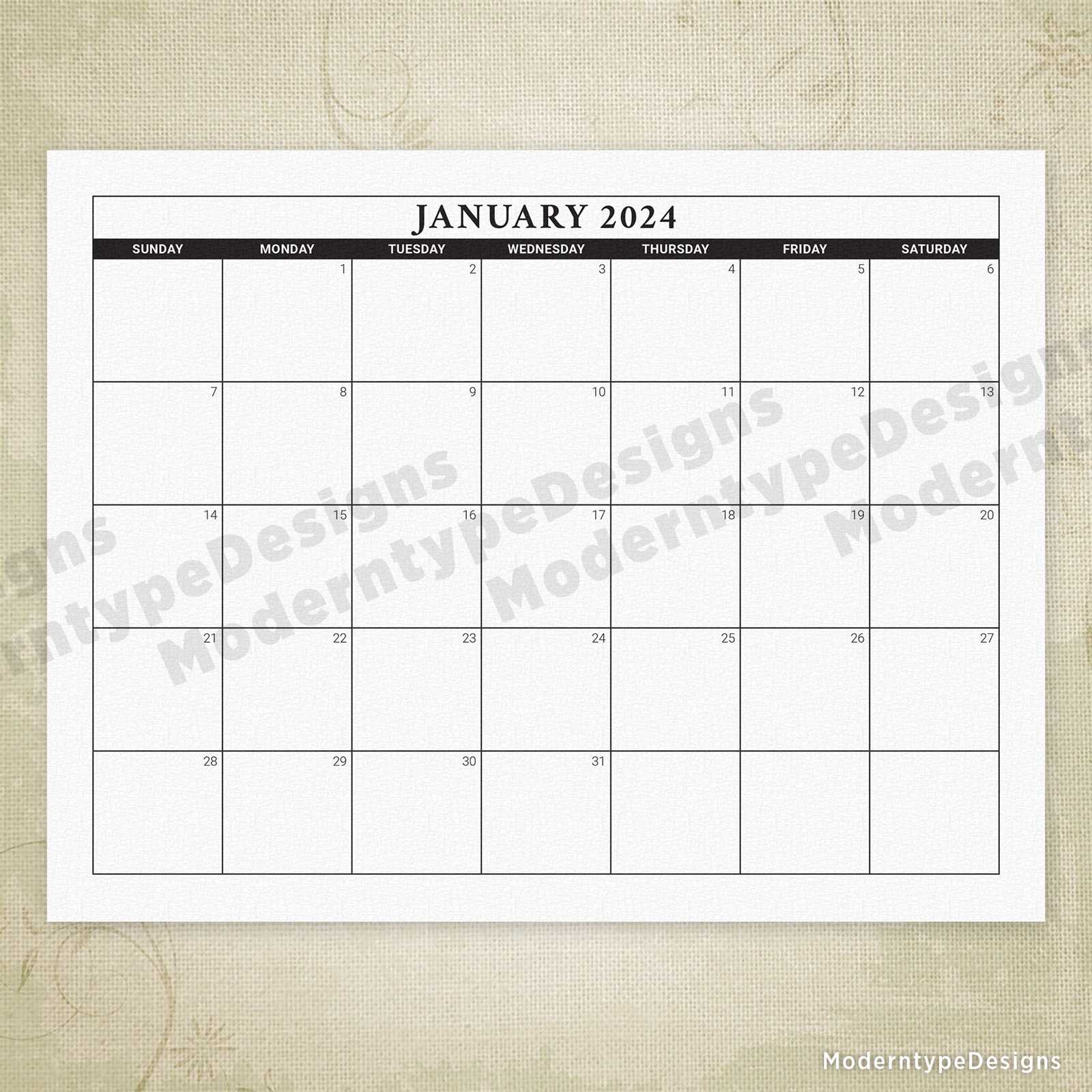 8.5 x 14 calendar template