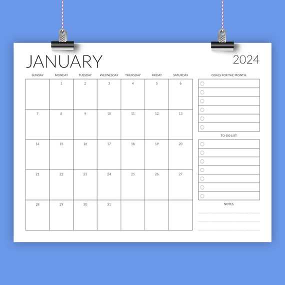 8.5 x 14 calendar template