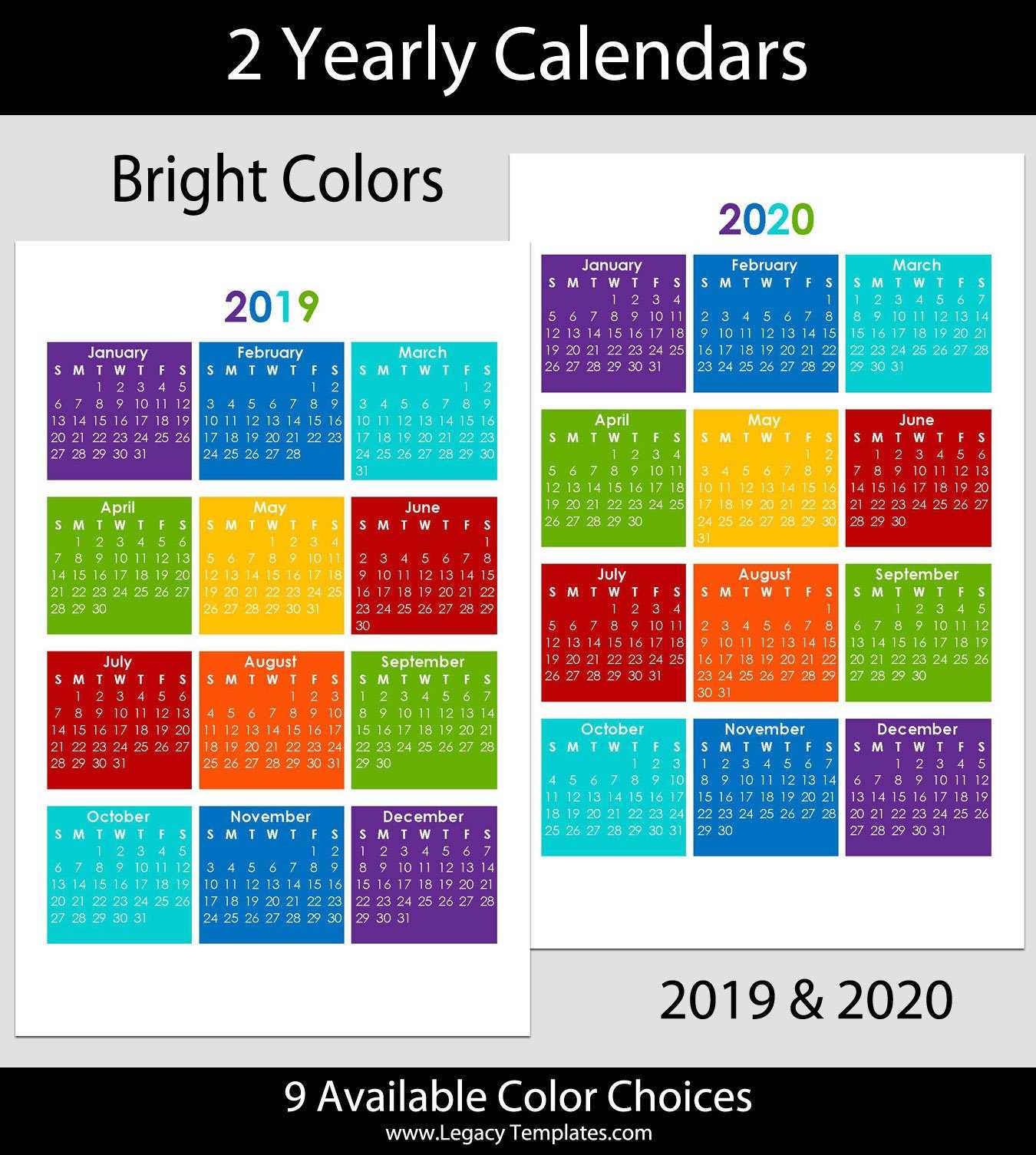 8.5 x 5.5 calendar template free