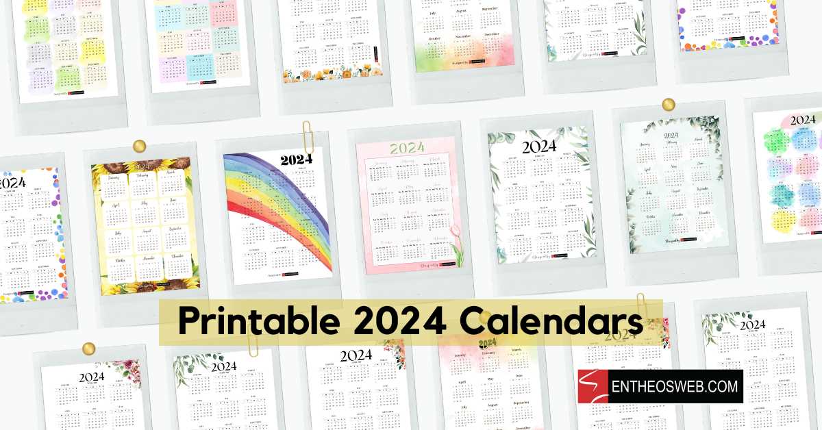 8x11 calendar template