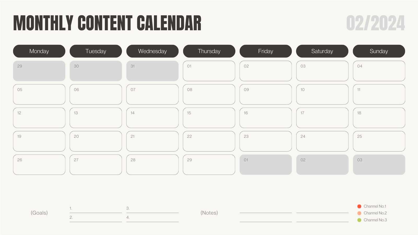 9 month calendar template