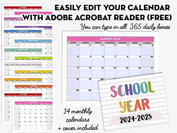 academic calendar 2025 17 template