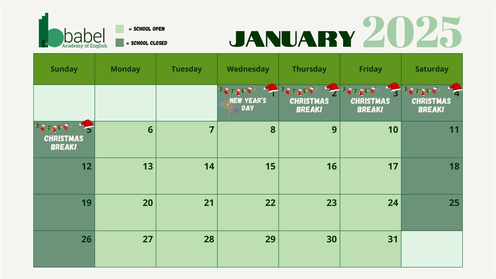 academic calendar 2025 17 template