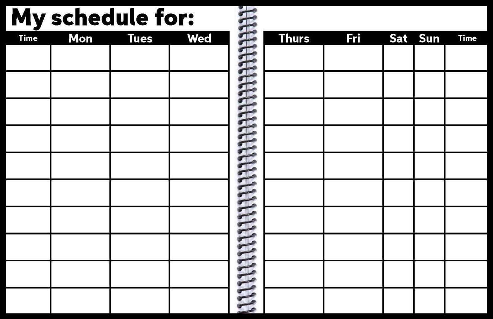 academic calendar planner template