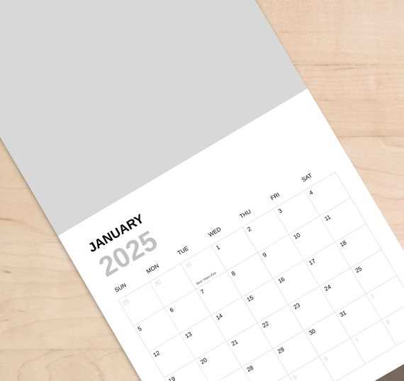 adobe calendar template 2025